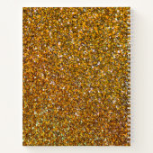 Christelijk SCHRIJF DE VISIE  FAUX GOLD Notitieboek (Achterkant)