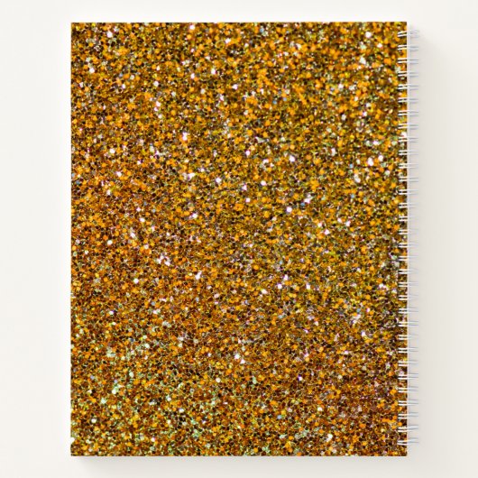 Christelijk SCHRIJF DE VISIE  FAUX GOLD Notitieboek (Achterkant)