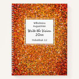 CHRISTELIJK SCHRIJF DE VISIE  ROOD NOTITIEBOEK