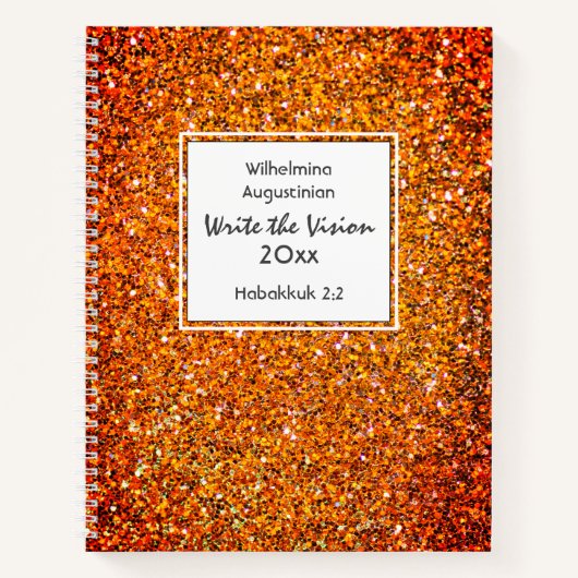 CHRISTELIJK SCHRIJF DE VISIE  ROOD NOTITIEBOEK (Voorkant)