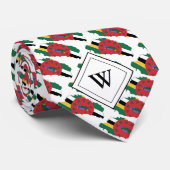 CHRISTELIJK scriptmonogram DOMINICA Stropdas (Opgerold)