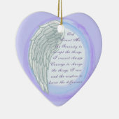 Christelijk Serenity Gebed Wing Keramisch Ornament (Rechts)