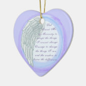 Christelijk Serenity Gebed Wing Keramisch Ornament (Links)