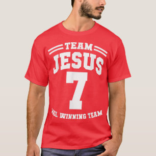 Christelijk shirt Team Jesus T shirten kerstmis