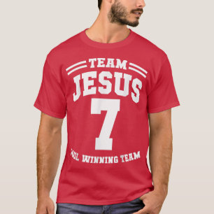 Christelijk shirt Team Jesus T shirten kerstmis