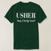 Christelijk Shirt Usher-kerkcadeau (Design voorkant)