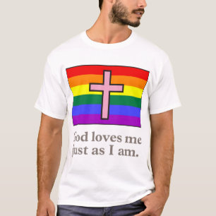 Christelijk shirt van de Gay-vlag