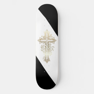 Christelijk Skateboard Gouden Kruis