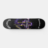 Christelijk Skater Gepersonaliseerd Lid van de Lee Persoonlijk Skateboard (Horizontaal)