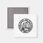 Christelijk skelet Ezekiel en Dry Bone Band Bijbel Magneet (Voorkant / Achterkant)