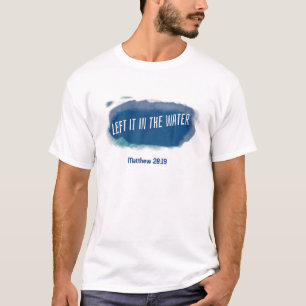 Christelijk slaafs, laat het achter in het water M T-shirt