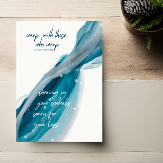 Christelijk | Sorry voor uw verlies | Sympathiekaa Kaart