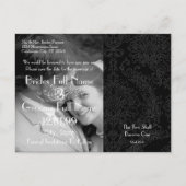 Christelijk sparen de Datum met Uw Foto's Aankondigingskaart (Achterkant)