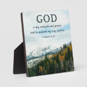 Christelijk stadscentrum in berggebieden met Easel Fotoplaat (Voorkant)