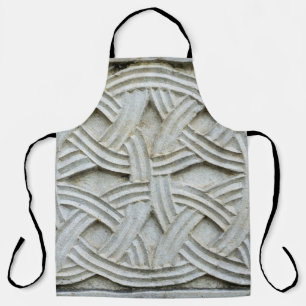 Christelijk stenen snijwerk Ancient Pattern Schort