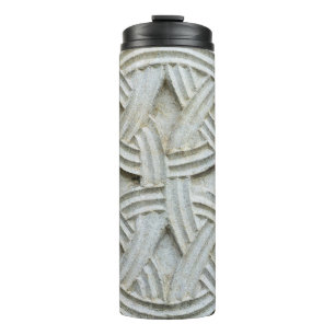 Christelijk stenen snijwerk Ancient Pattern Thermosbeker