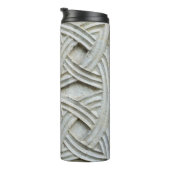 Christelijk stenen snijwerk Ancient Pattern Thermosbeker (Geroteerd rechts)