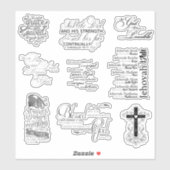 Christelijk Sticker (Vel)