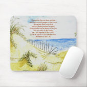 "Christelijk strand" Mousepad Muismat (Met muis)
