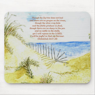 "Christelijk strand" Mousepad Muismat