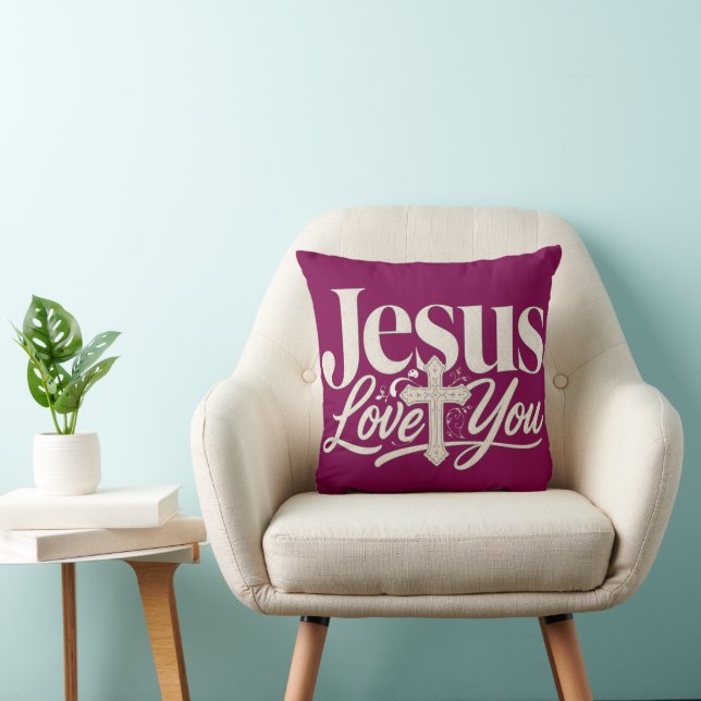 Christelijk Sublimatieontwerp Kussen (Stoel)