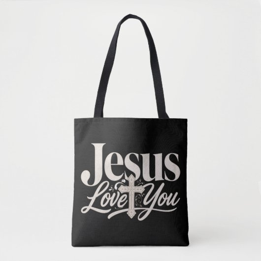 Christelijk Sublimatieontwerp Tote Bag (Voorkant)