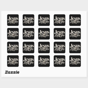 Christelijk Sublimatieontwerp Vierkante Sticker