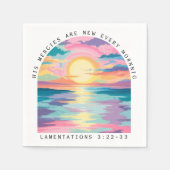 Christelijk Sunset Bible Verse Servet (Voorkant)