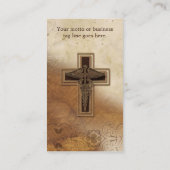 Christelijk symbool arts arts medische arts visitekaartje (Achterkant)