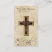 Christelijk symbool arts arts medische arts visitekaartje (Achterkant)