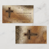 Christelijk symbool arts arts medische arts visitekaartje (Voorkant / Achterkant)