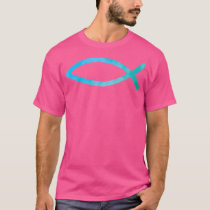 Christelijk symbool Jesus Fish Ichthys Ichthus T-shirt
