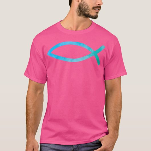 Christelijk symbool Jesus Fish Ichthys Ichthus T-shirt (Voorkant)