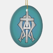 Christelijk symbool keramisch ornament (Rechts)