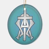 Christelijk symbool keramisch ornament (Links)