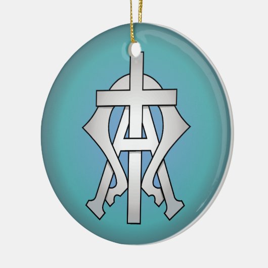 Christelijk symbool keramisch ornament (Links)