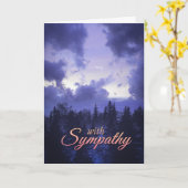 Christelijk sympathieWenskaart Kaart (Gele Bloem)