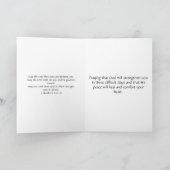 Christelijk Sympathy Card Collage ontwerp Kaart (Binnen)