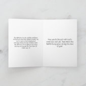 Christelijk Sympathy Card Leaf-ontwerp Kaart (Binnen)