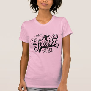 Christelijk T-shirt, Bijbeltekst T-shirt, dames t- T-shirt