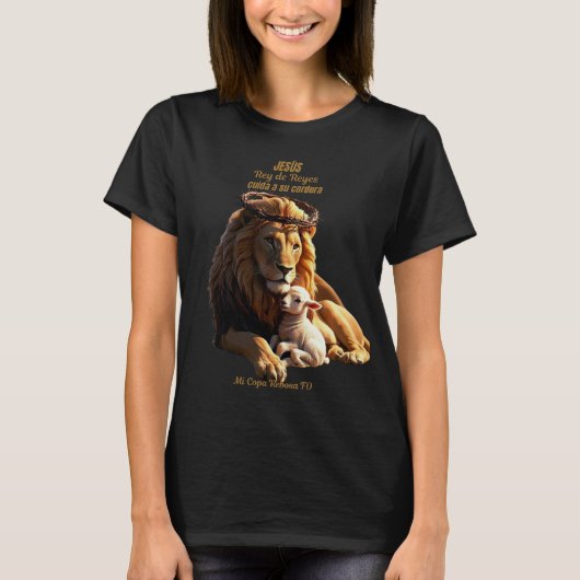 Christelijk T-shirt | Leeuw van Juda | Jezus (Voorkant)