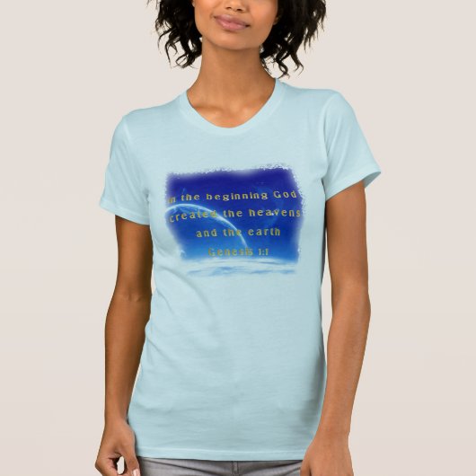 Christelijk T-shirt met bijbelverse (Voorkant)