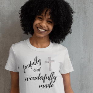 Christelijk T-shirt met fijne en wonderbaarlijke v