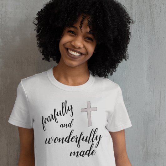 Christelijk T-shirt met fijne en wonderbaarlijke v