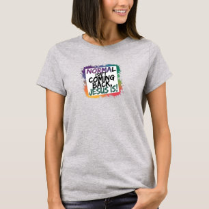 Christelijk T-shirt normaal komt niet meer terug