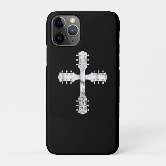 Christelijk team gitaarkruis Case-Mate iPhone case (Achterkant)