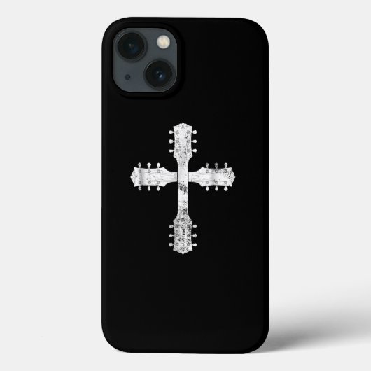 Christelijk team gitaarkruis Case-Mate iPhone case (Achterkant)