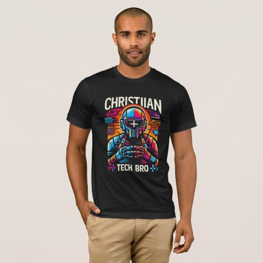Christelijk Tech Bro T-shirt (Voorkant volledig)