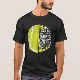 Christelijk Tennis Filippijnen 4 13 Gift voor Mann T-shirt