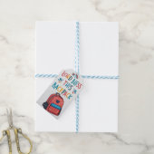 Christelijk terug naar school cadeau voor kinderen cadeaulabel (Met Touw)